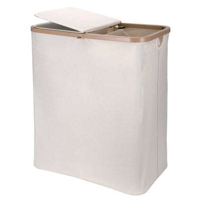 CANASTA PARA ROPA DOBLE COMPARTIMIENTO