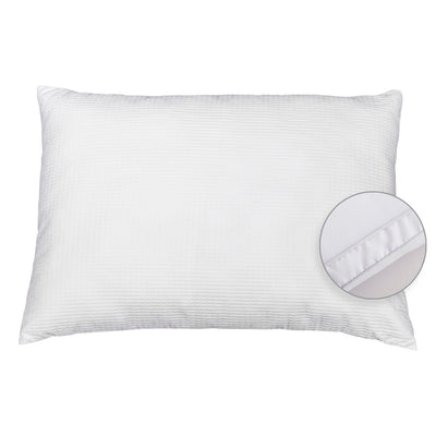 ALMOHADA MICROFIBRA 155GSM TEXTURADO BORDE SATINADO