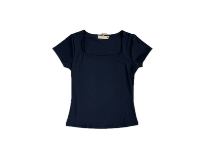TOP MANGA CORTA CUELLO CUADRADO P/DAMA (S-XL)