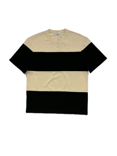 CAMISETA DE RAYA MANGA CORTA ESTILO OVERSIZED P/HOMBRE (S-XL)