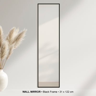 ESPEJO 12*48" COLOR NEGRO/31*122*2.2 cm